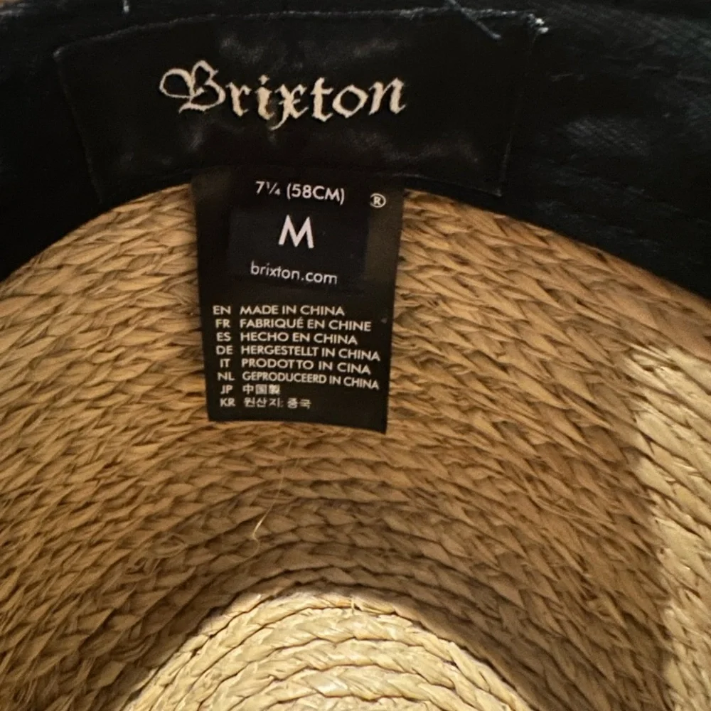 Brixton Natural Straw Hat - Picture 4 of 6